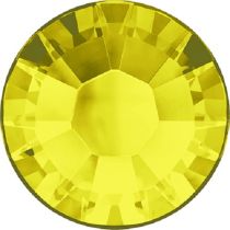 Swarovski Crystal Flatback Hotfix 2038 SS-8 ( 2.35mm) - ﾠCitrine  (F)- 1440 Pcs