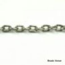Cable (Flat)Chain (steel) 2x 3mm Nickel Plated