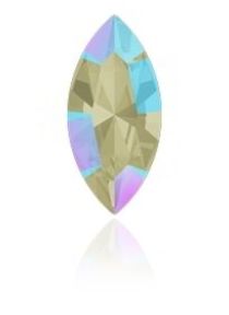 Swarovski Crystal Xillion Navette Fancy Stone4228 MM 8,0X 4,0 BLACK DIAMOND SHIMMER F