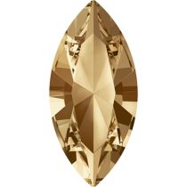 Swarovski Crystal Xillion Navette Fancy Stone4228 MM 4,0X 2,0 CRYSTAL GOLDEN SHADOW F