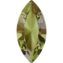 Swarovski Crystal Xillion Navette Fancy Stone4228 MM 8,0X 4,0 CRYSTAL LUMINOUS GREEN F