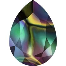 Swarovski Crystal Pear Fancy Stone4320 MM 14,0X 10,0 CRYSTAL RAINBOW DARK F