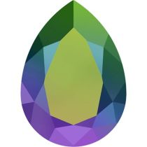 Swarovski Crystal Pear Fancy Stone4320 MM 8,0X 6,0 CRYSTAL SCARABAEUS GREEN F