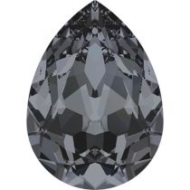 Swarovski Crystal Pear Fancy Stone4320 MM 8,0X 6,0 CRYSTAL SILVER NIGHT F