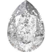 Swarovski Crystal Pear Fancy Stone4320 MM 8,0X 6,0 CRYSTAL SILVER-PATINA F