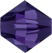 Swarovski  5328 Bicone- 3mm Crystal Purple Velvet