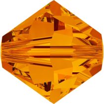 Swarovski  Bicone 5328-4mm- Crystal Tangerine